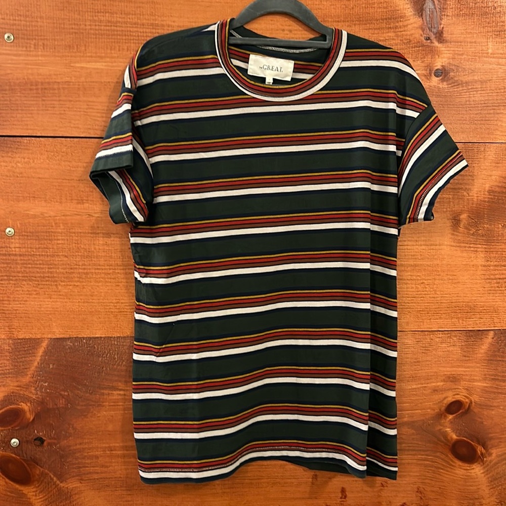 The Great The Boxy Crew in Boardwalk Stripe